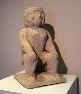 Miss Whooten/Seated Nude - William Edmondson ca. 1941-1949. Courtesy Christie's Auctions